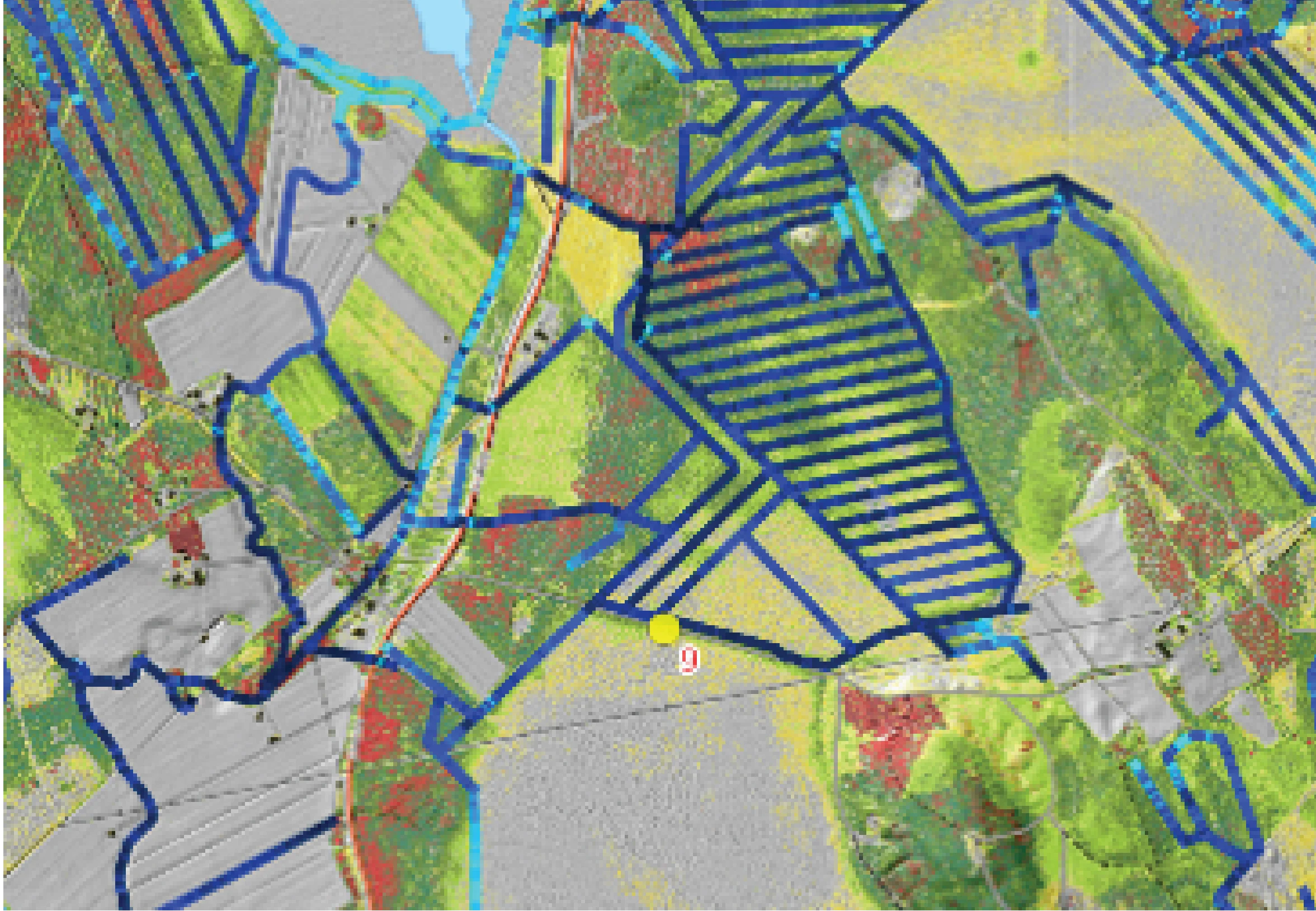 Ditch depth analysis for wetlands