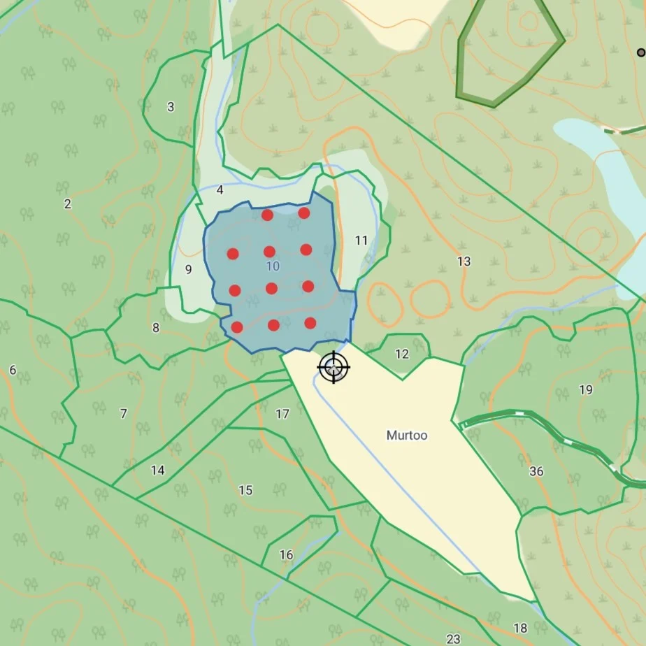 Field application geometry