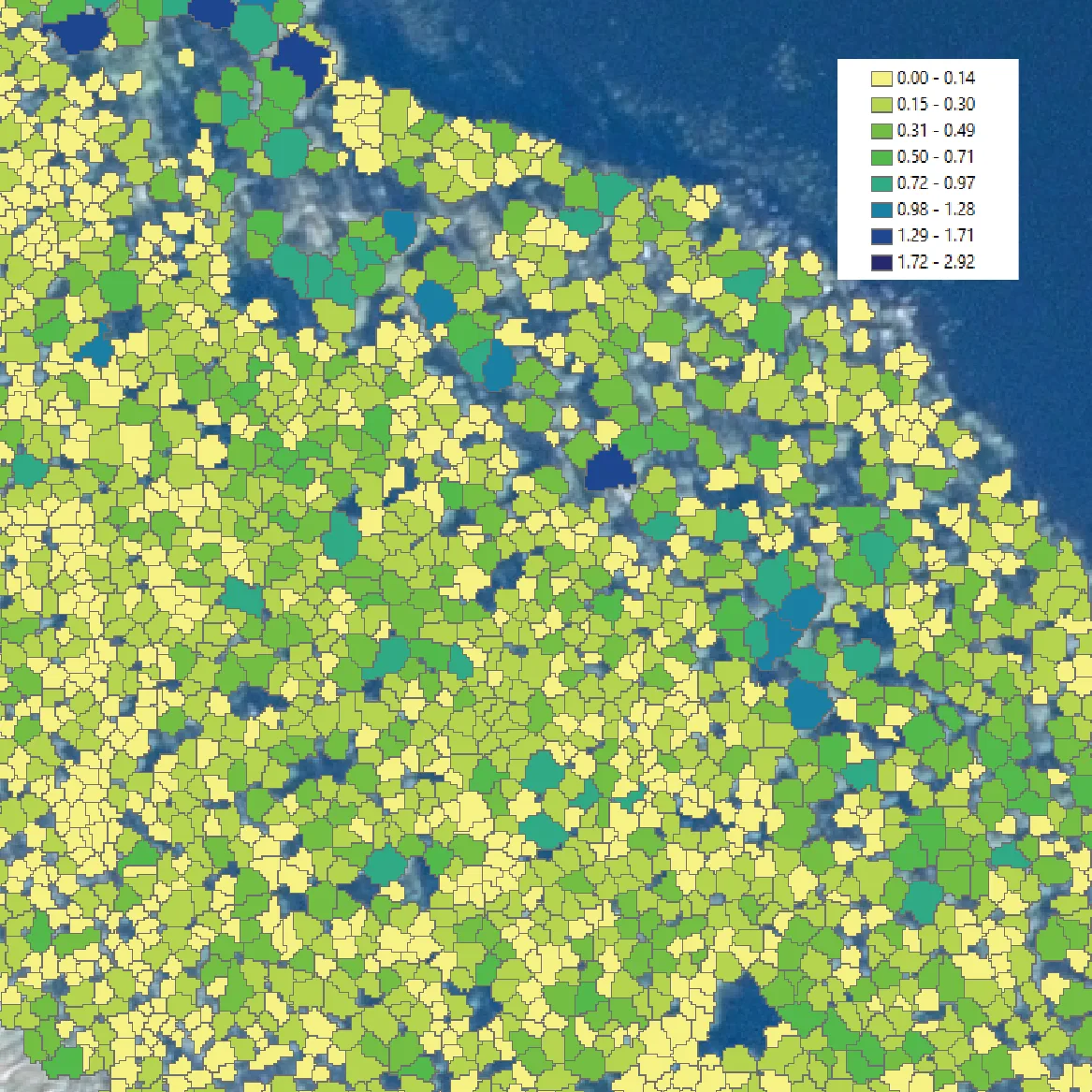 Volume of tree polygons