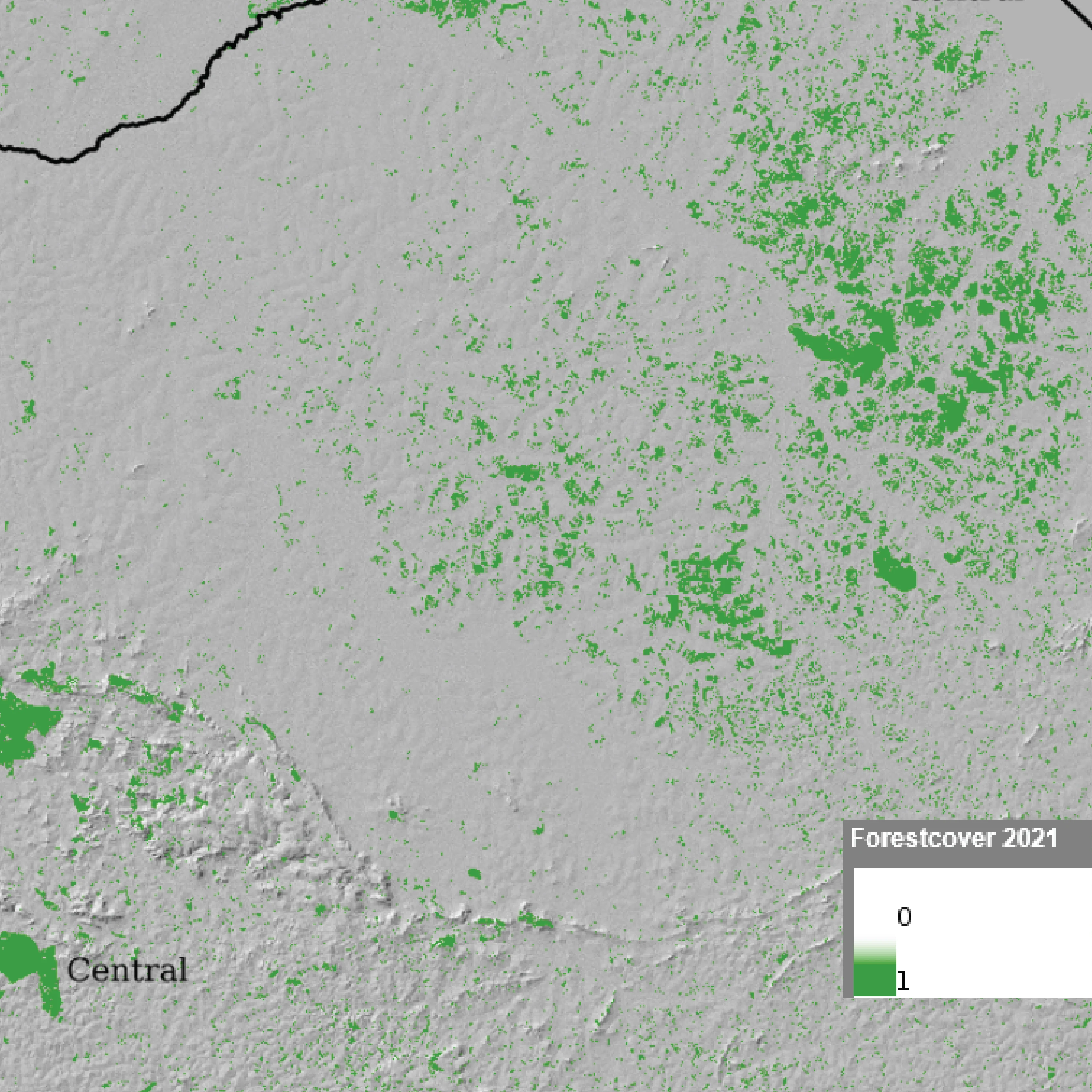 Deforestation of 2021 in Uganda