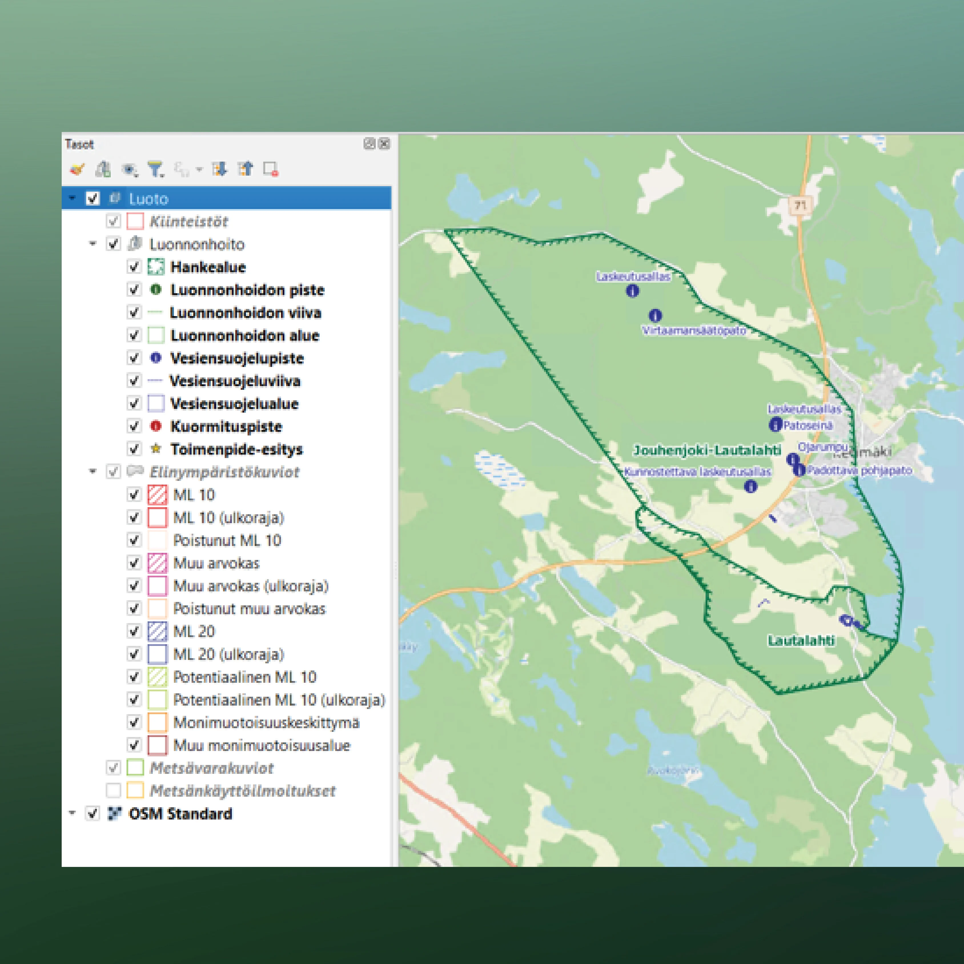 Software for Suomen Metsäkeskus