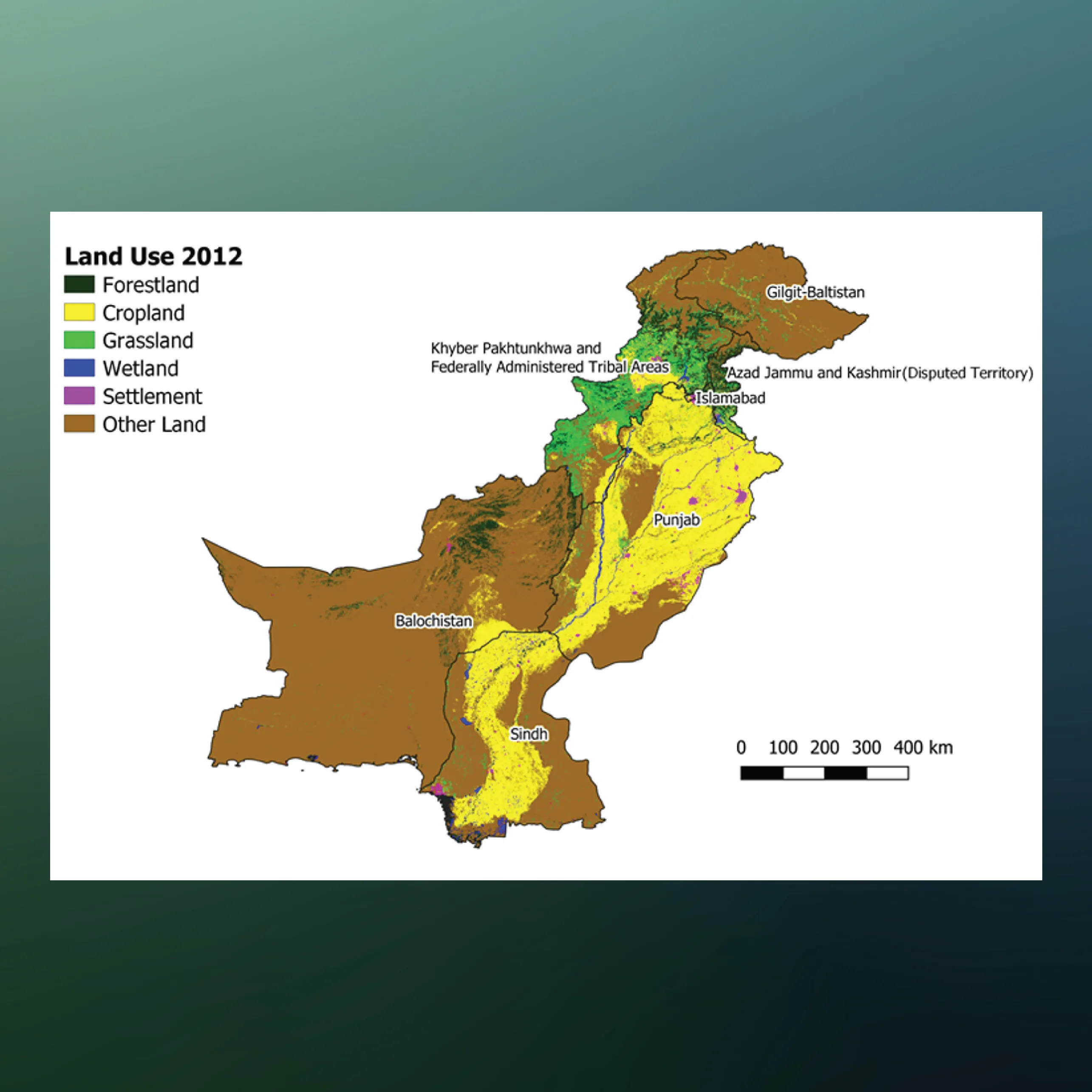 Historical data on landuse