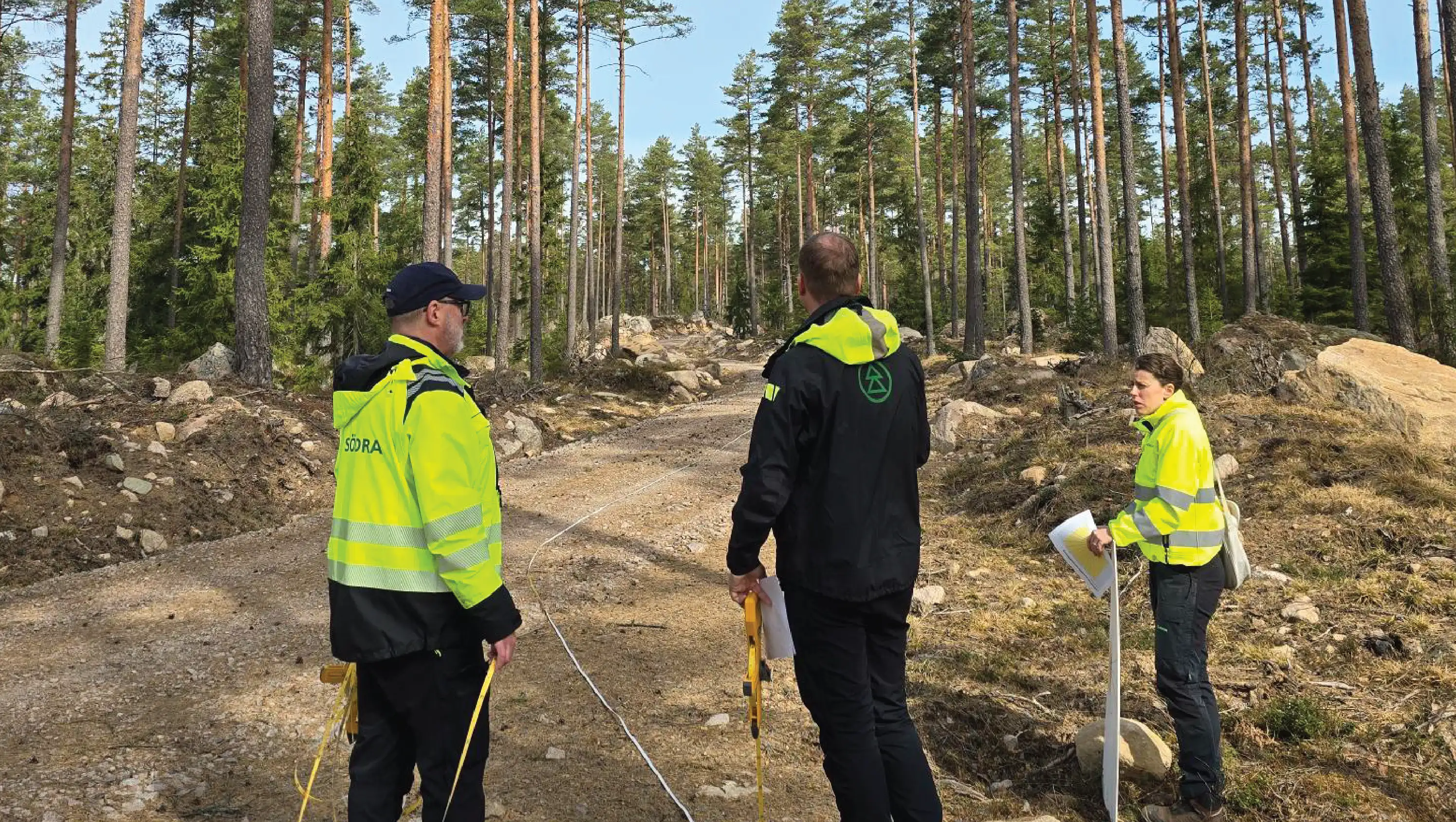 Forest road measurement validation