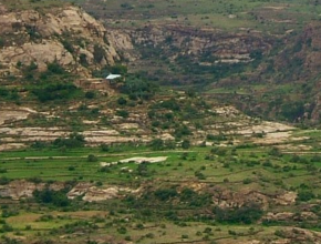 Deforested landscape from Ethiopia
